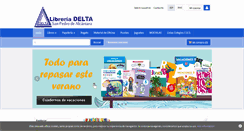 Desktop Screenshot of libreriadelta.com